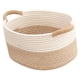 thumbnail image 3 of Cesta Tejida De Cuerda De Algodón Para Organizar Ropa, Revistas Y Cocina, Resistente, 38 X 29 X 19 Cm., 3 of 5