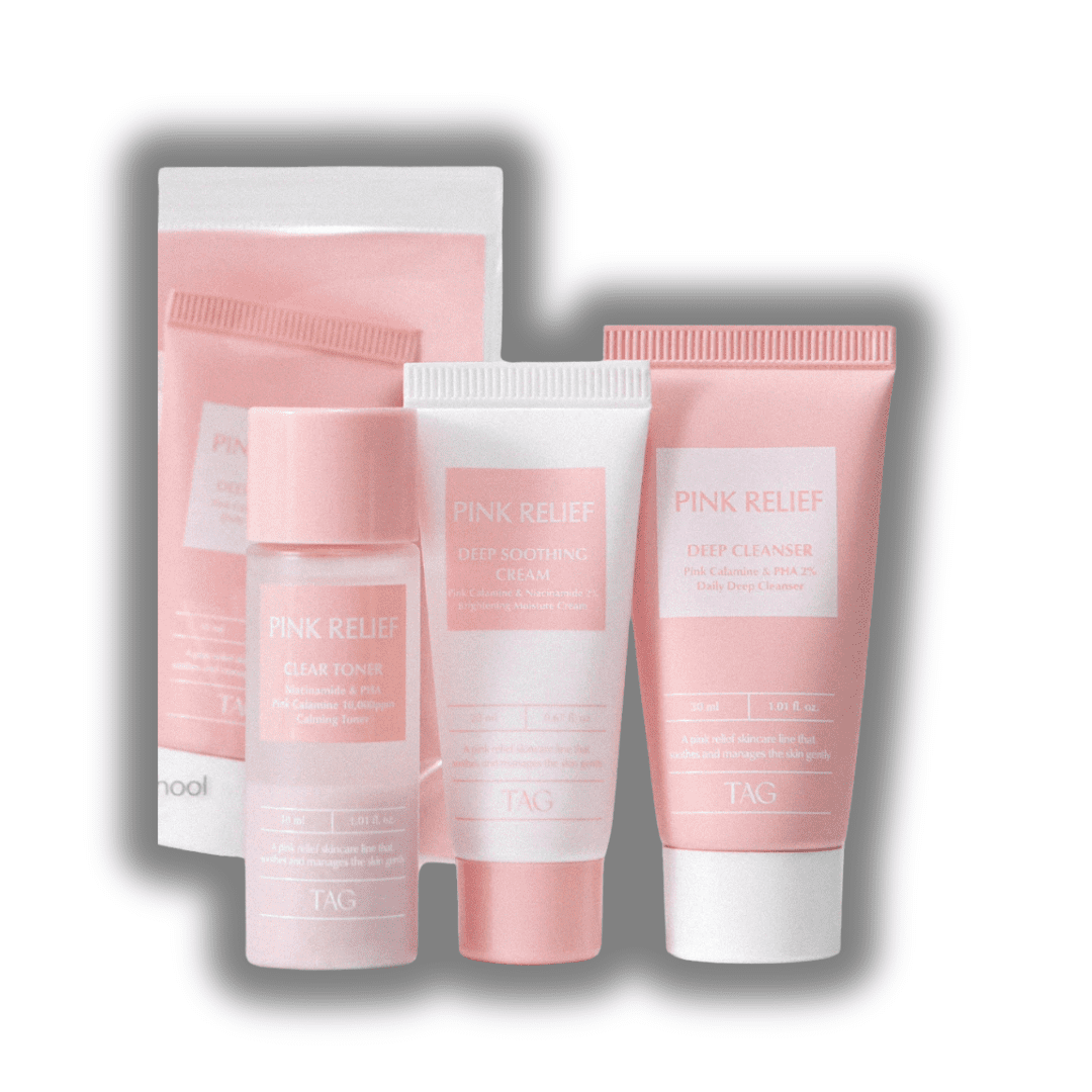 Set De Cuidado De La Piel Too Cool For School Pink Relief 3 En 1 (3 Unidades)