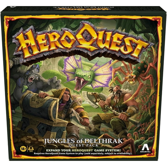 HeroQuest Avalon Hill Jungles of Delthrak Pack Expansian