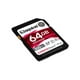 thumbnail image 2 of TARJETA MEMORIA SD KINGSTON CANVAS REACT PLUS 64GB 300MB/S, 2 of 3