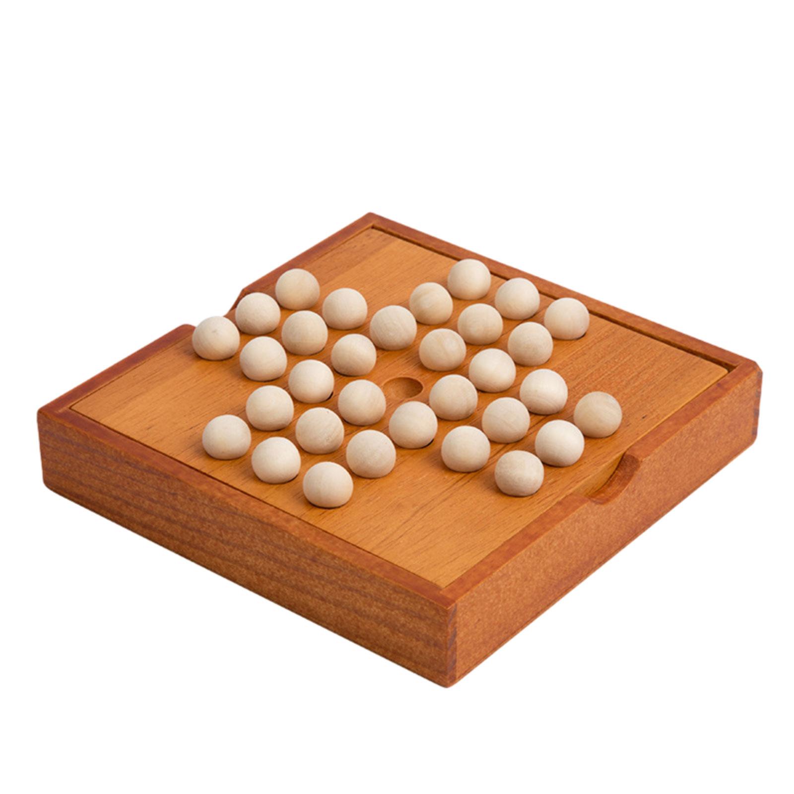 Magideal - Juego De Solitario, Juguete De Ajedrez, Juego De Mesa Clásico Para Decoración Para Sala De Estar, Niños