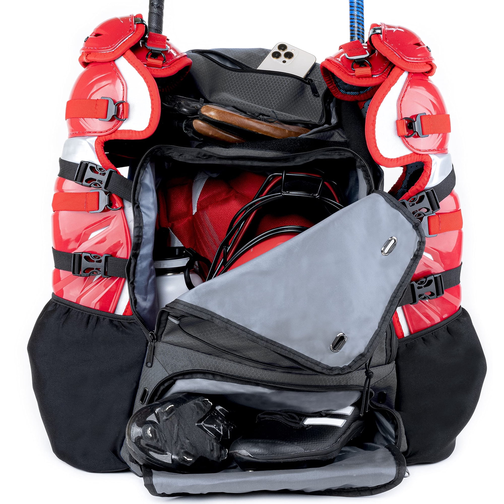 Mochila De Béisbol Athletico Dominator Para Adultos Catchers Gear