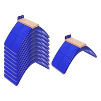 Magideal - 10 Piezas Paloma Soporte Estante Paloma Rack Marco Percha Pájaros Accesorio Material Pp Y Madera Instalación Fácil Adecuado Para Entrenamiento Y Entre