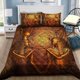thumbnail image 1 of Egyptian Royalty Golden Pharaohs Quilt Duvet Cover Set Children Home Textiles3-Piece Bedding Set, 1 of 5
