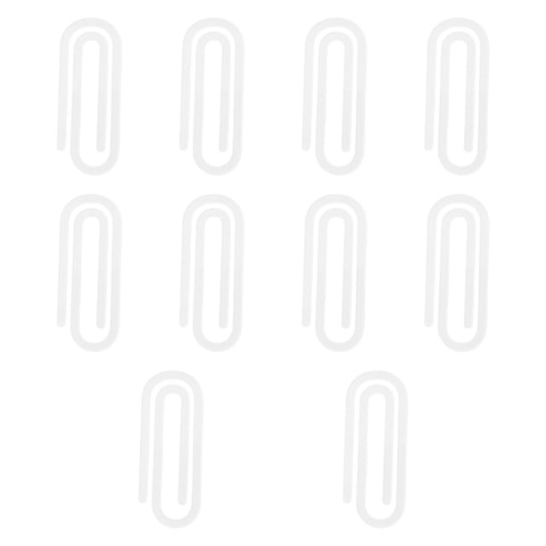 10x clips de papel en acrílico transparente marcas de libros de sublimación fácil de usar clip de sublimación de usos múltiples para la , 7.6 Cm X 3 7.6cmx3cm