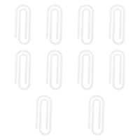 Magideal - 10X Clips De Papel En Acrílico Transparente Marcas De Libros De Sublimación Fácil De Usar Clip De Sublimación De Usos Múltiples Para La , 7.6 Cm X 3 7.6Cmx3Cm