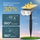thumbnail image 4 of Luces solares Linkind StarRay RGB a prueba de agua IP67, paquete de 2, 4 of 8