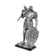 thumbnail image 3 of Estatua De Caballero, Regalo Coleccionable, Figura De Caballero Para Estantería, Escritorio, Dormitorio, Plata, 3 of 5