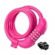 thumbnail image 5 of PASSACIÓN Ciclismo Protección De Bloqueo De Bicicleta Bloqueo De Bicicleta Portátil Para Scooter Puerta Al Aire Libre Rosa, 5 of 5