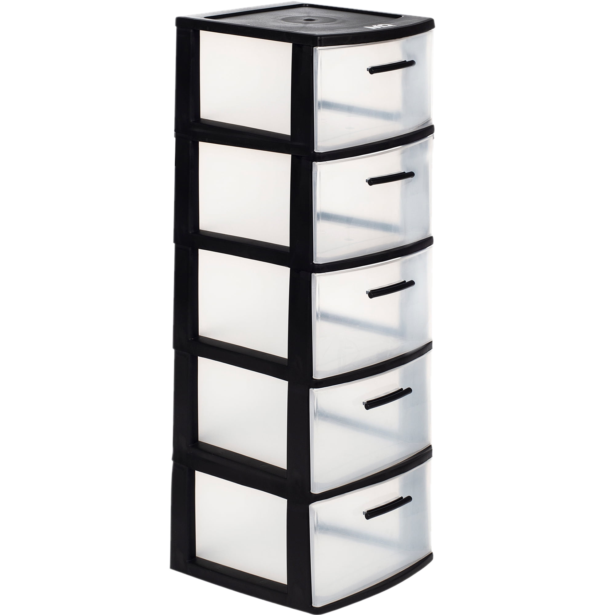 Cajonero 5 Niveles Eclypse Negro Mq Qrubber