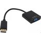 thumbnail image 2 of UL-DPVGA Adaptador DisplayPort Macho a VGA Hembra de 15cm para Conversión de Video en Color Negro, 2 of 3