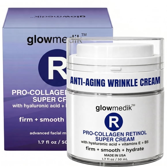 Crema Anti-Edad con Retinol Glowmedik Hidratante para la Piel 50 ml