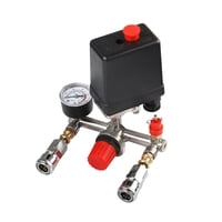 Ioensy - Interruptor De Presión Para Compresor De Aire Control De Interruptor De Regulación De Voltaje Duradero Con Adaptador