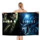 thumbnail image 1 of Alien Toalla de playa de secado rápido con diseño temático, regalo para mujeres y niñas, ideal para cumpleaños, fans, amantes de la música, uso en la playa o al aire libre, 78 × 150 cm, 1 of 6