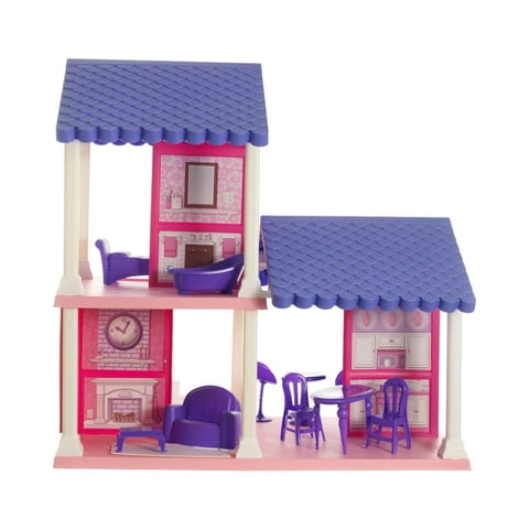 Casita De Juegos + Accesorios 94X59X91Cm American Plastic Multicolor Tamaño Único