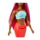 thumbnail image 3 of Muñeca Barbie sirena cabello de colores magenta, 3 of 3