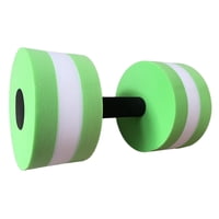 Magideal - Barra Con Mancuernas Acuáticas, Barra Acuática De Agua Para Adultos Y Niños, Barra De Natación, Resistencia A La Piscina, Deportes Acuáticos, Mancuern Verde