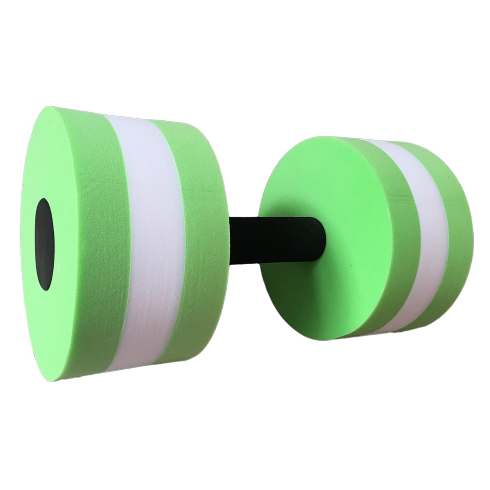 Magideal - Barra Con Mancuernas Acuáticas, Barra Acuática De Agua Para Adultos Y Niños, Barra De Natación, Resistencia A La Piscina, Deportes Acuáticos, Mancuern Verde