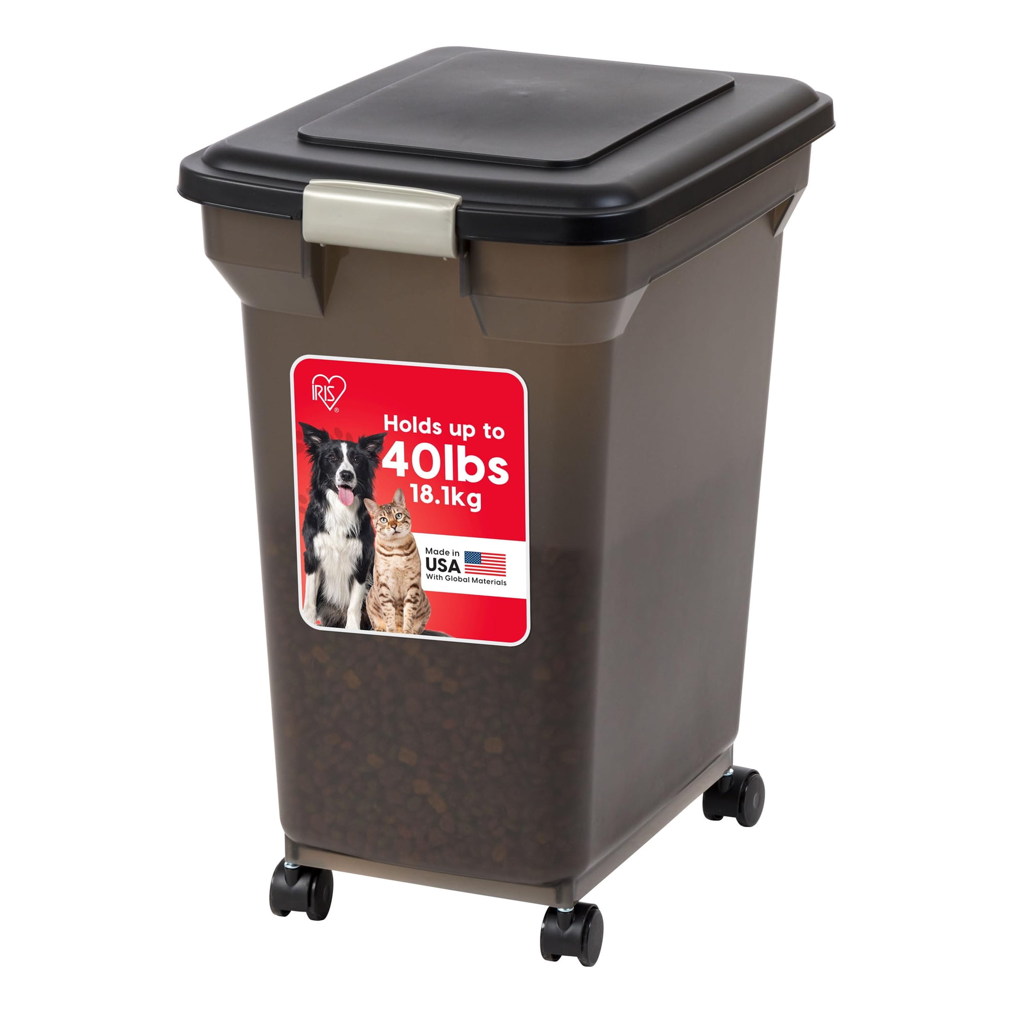 Contenedor Para Almacenar Alimento Para Perros Iris Usa Weatherpro 18 Kg