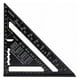 thumbnail image 1 of Regla triangular métrica cuadrada de velocidad - Regla del sistema métrico de aleación de aluminio, pestaña de transportador cuadrado, herramienta de medición de carpintero de ingeniero de alta precis, 1 of 5