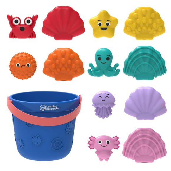 Conchas marinas de Toy Learning Resources Ocean Emotions de 1 año o más de 19 piezas