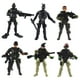 thumbnail image 3 of 6 Piezas Figuras De Acción Diseño Fuerzas Especiales Menigas Figuras Para Paisajes De Bricolaje, 3 of 4