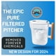 thumbnail image 2 of Filtro de agua Pitcher Epic Water Filters Pure, 10 tazas, 2 of 6