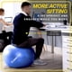 thumbnail image 5 of Pelota de ejercicio URBNFit para yoga, pilates y embarazo 30 cm, color plata, 5 of 9