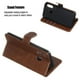 thumbnail image 4 of Funda con Cremallera para Samsung Galaxy A20E, Carcasa Cartera de Cuero PU con Soporte y Tarjetero, 4 of 6