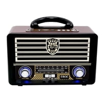 Tomasstore - Radio Portatil Mini Retro Vintage Usb Sd Mp3