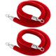 thumbnail image 1 of Juego de 2 cuerdas de terciopelo rojo para puntal de 1,4 cm x 1,5 m, Juvale, 1 of 9