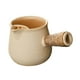 thumbnail image 2 of Tetera De Cerámica De 500ml, Tetera Duradera De Porcelana Para Agua Caliente Hirviendo Al Aire Libre, Color Albaricoque, 2 of 2
