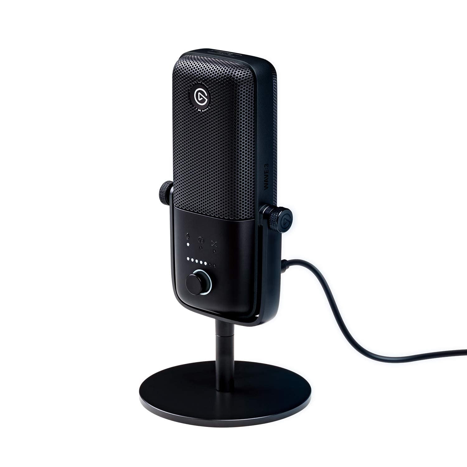 Micrófono De Condensador Usb Elgato Wave:3 Para Transmisión De Podcasts