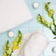 thumbnail image 5 of Toallas de baño COTTON CRAFT Euro Spa Luxury Waffle Weave x4 blancas, 5 of 6