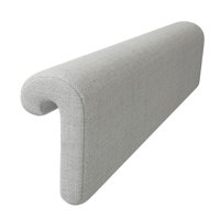Bothyi - Cabecero De Cama Colgante Con Almohada Moderna, Almohada De Noche Ergonómica Con Funda Extraíble, Color Gris Claro