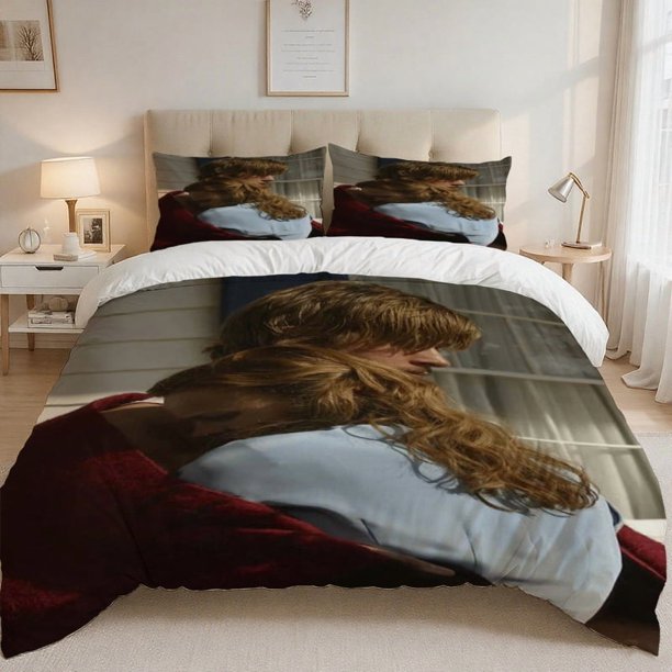3pcs Love Notebook American Scam Scene Printed Bedding Set Soft