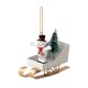 thumbnail image 2 of Adorno De Trineo, Accesorios Para Fotos, Colgante De árbol De Navidad Para Oficina, Estantería, Escritorio, Blanco, 2 of 3