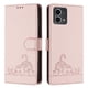 thumbnail image 1 of Funda tipo cartera FOXDOCK para Motorola MOTO G Stylus 5G 2024 con soporte, ranuras, RFID, diseño de gato, 1 of 5