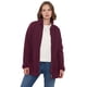 thumbnail image 1 of Chaqueta Mujer Polar Larga Burdeo Corona, 1 of 5