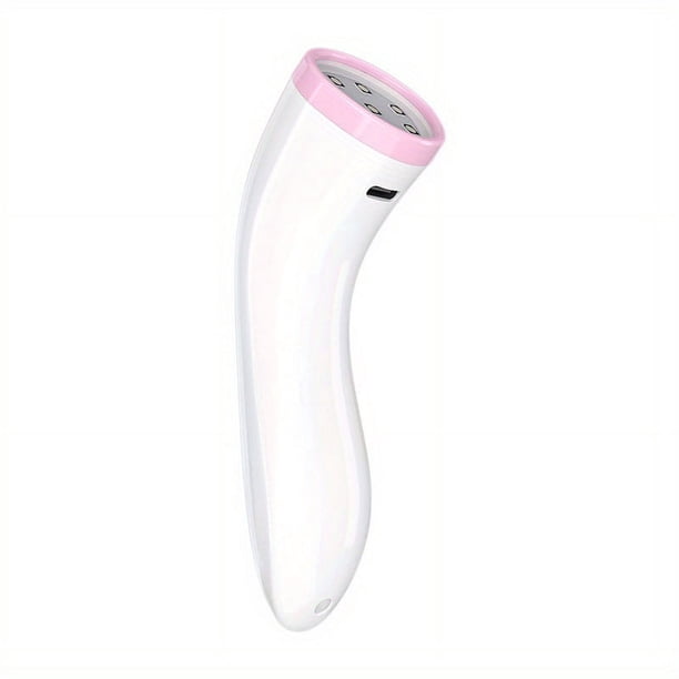 Smart Face Mask Massager: 5-Color LED Light Therapy Wand for Face & Neck Skin Tightening & Beauty Care