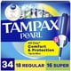 thumbnail image 1 of Tampones Tampax Pearl para mujer, paquete múltiple, 34, regular/súper, 1 of 9