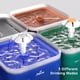 thumbnail image 5 of Fuente de agua para gatos iPettie Neverland 2.0 L con LED gris claro, 5 of 8
