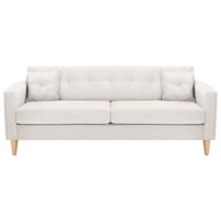 Bodevir - Sofa New Retro 3Cg Felpa 05 Crudo