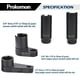 thumbnail image 3 of Juego de 7 piezas de cajas para sensor de oxígeno Prokomon 22 mm, cabeza de 3/8 ", 3 of 7
