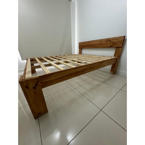 Myr - Cama Tradicional 2 Plazas Con Respaldo (Long)