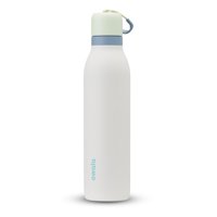 Botella De Agua Owala Freesip Twist Con Aislamiento De 700 Ml, Color Verde Y Blanco