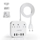 thumbnail image 1 of Adaptador Power Strip (ee Uu ) A Reino Unido Y Europa Con Usb C 4 Usb, 1 of 6
