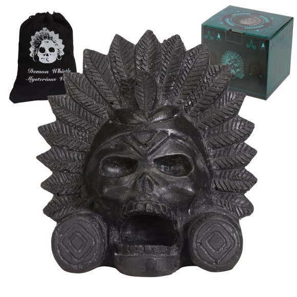 Silbato OcarinaWind Aztec Death 126 dB Negro