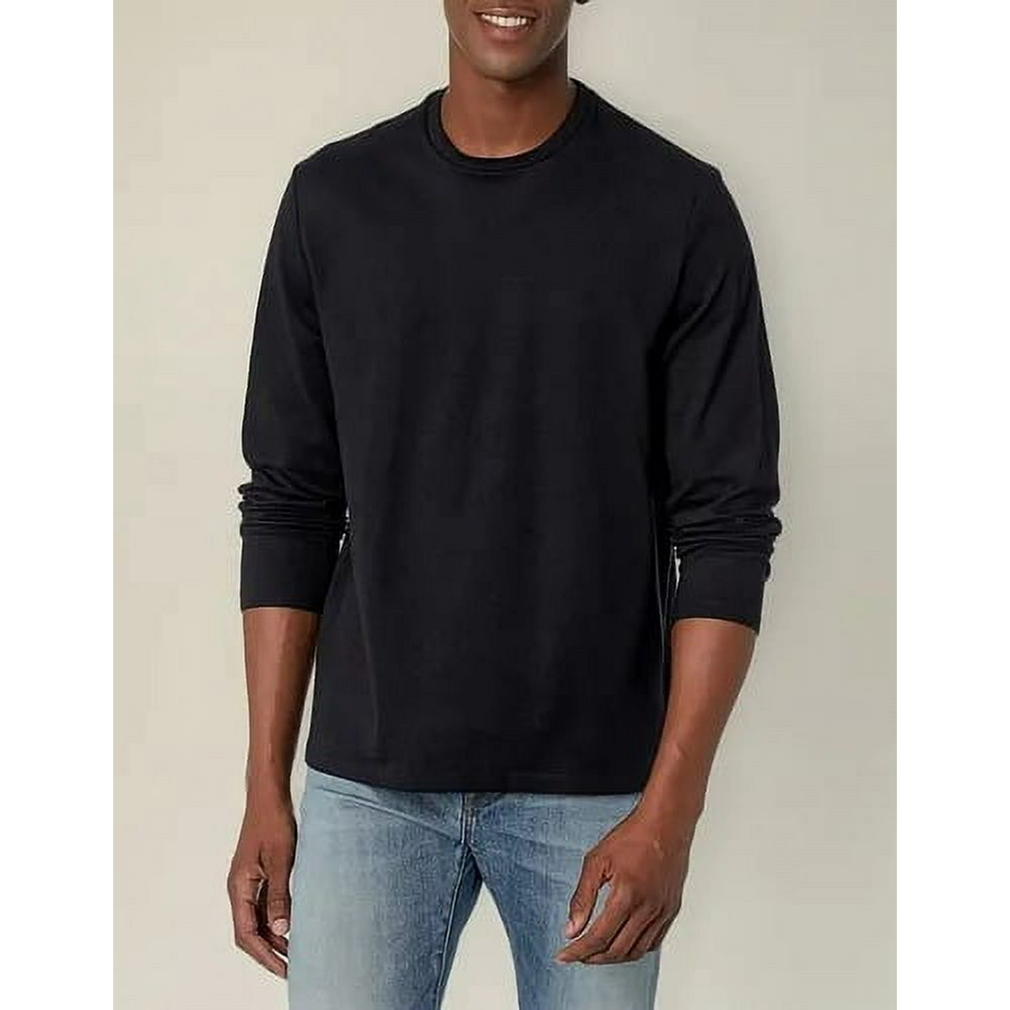 Genérica - Pack 3 Polera Camisetas Manga Larga Hombre Cuello Redondom-xl