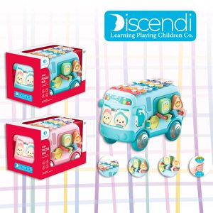Discendi Children - Bus Xilofono Figuras De Encaje Y Cascabel
